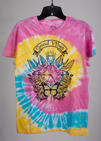 "Good Vibes" Premium Tattoo Tie Dye Ultra Comfort 60/40 blend Size S-3X