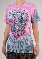 "Live Fiercely" Premium Tattoo Tie Dye Ultra Comfort 60/40 blend Size S-3X